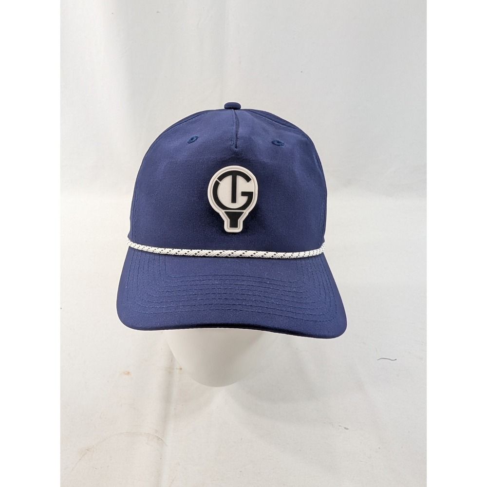 Swannies Golf Snapback Rope Hat Blue One Size Adjustable Vent Holes The Greens